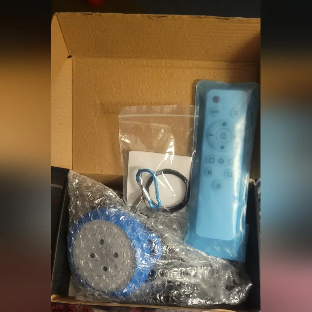 Swimming pool light. NIB. Multicolored remote control. Party for pools!